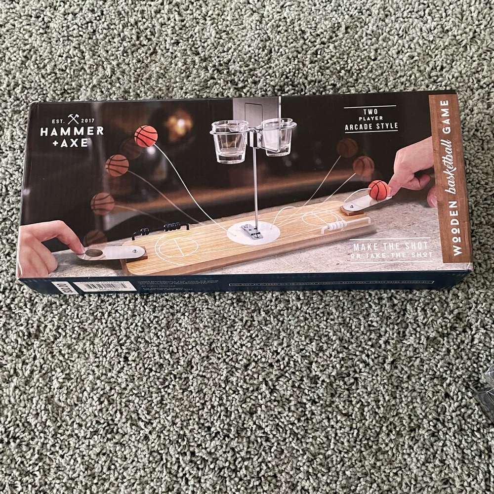 Never used in box. Drinking basketball shot game